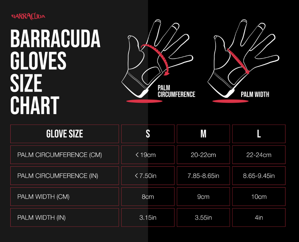 Barracuda Glove-Many Colors